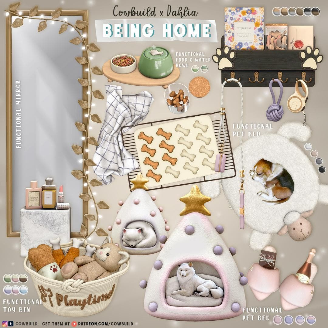 Сет декора и предметов для животных Being Home